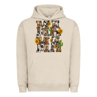 Pigment French Oak Western Mama With Sunflowers Urban Hoodie - BundleAndBundleShop