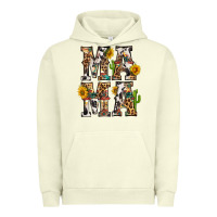 Pigment Pistachio Western Mama With Sunflowers Urban Hoodie - BundleAndBundleShop