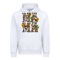 White Western Mama With Sunflowers Urban Hoodie - BundleAndBundleShop