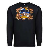 Black volleyball mom Premium Sweatshirt - AdoDesignShop