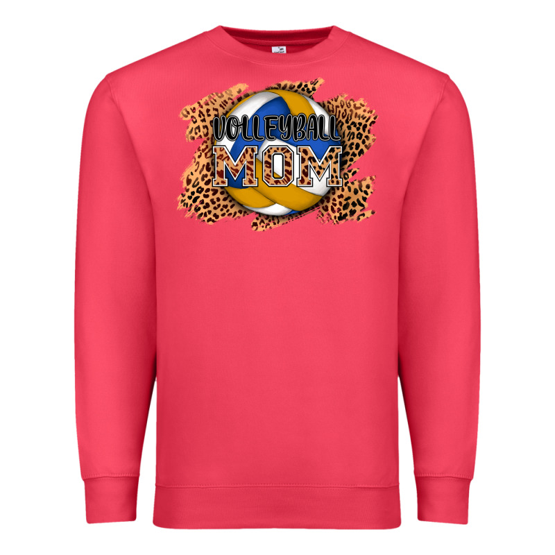 Volleyball Mom Premium Sweatshirt by AdoDesignShop | Teevron
