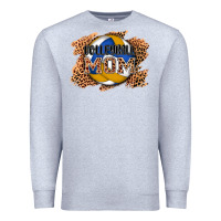 Heather Grey volleyball mom Premium Sweatshirt - AdoDesignShop