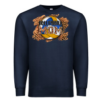 Navy volleyball mom Premium Sweatshirt - AdoDesignShop