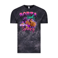 Cloud Black Sorta sweet sorta spooky sneaker and heel afro wom Vintage Tee - RanaPortraitStore
