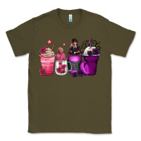 Army Green wednesday and enid coffee cups Classic Tee - Zillion Design Studio