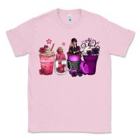 Bubblegum Pink wednesday and enid coffee cups Classic Tee - Zillion Design Studio