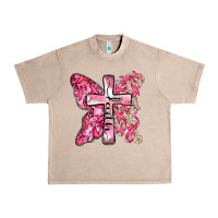 French Oak faith cancer cross Urban Heavy Tee - Zillion Design Studio