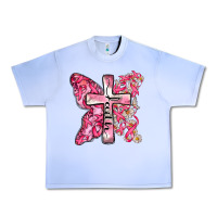 Grape Ice faith cancer cross Urban Heavy Tee - Zillion Design Studio