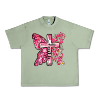 Oil Green faith cancer cross Urban Heavy Tee - Zillion Design Studio
