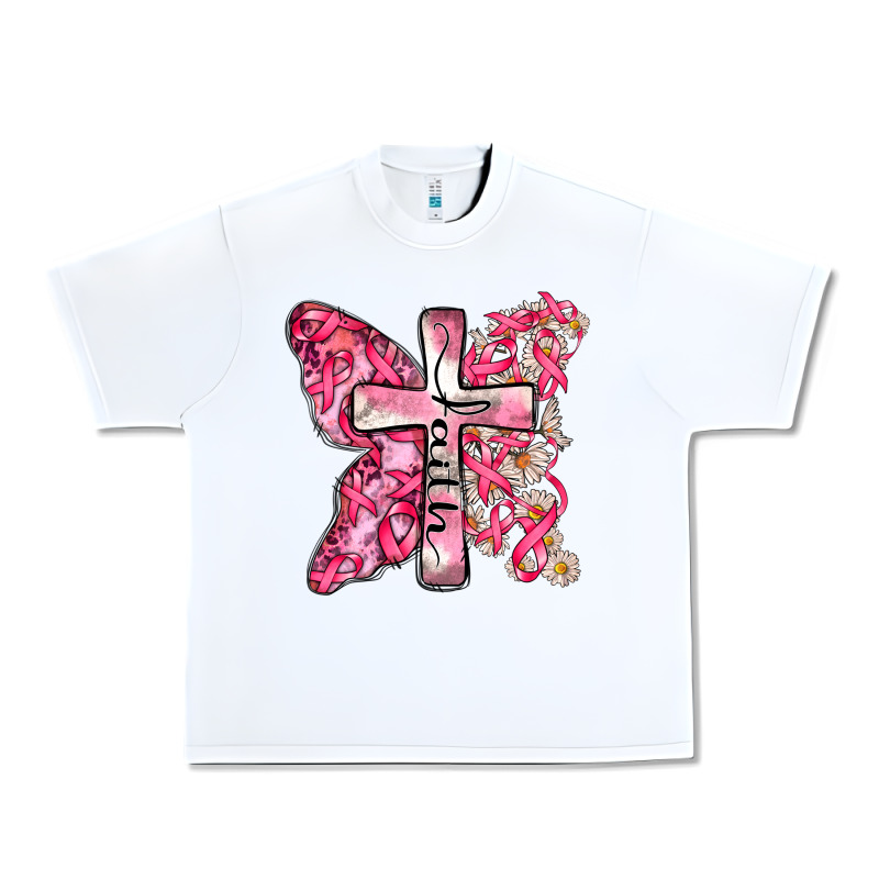 Faith Cancer Cross Urban Heavy Tee by Zillion Design Studio | Teevron