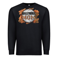 Black volleyball mom Premium Sweatshirt - AdoDesignShop