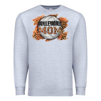 Heather Grey volleyball mom Premium Sweatshirt - AdoDesignShop