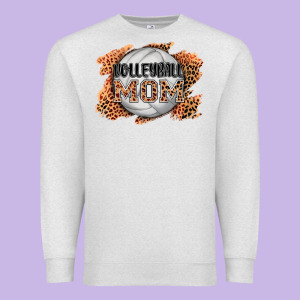 Volleyball Mom Premium Sweatshirt Designed By Adodesignshop