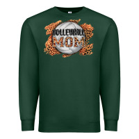 Sports Green volleyball mom Premium Sweatshirt - AdoDesignShop