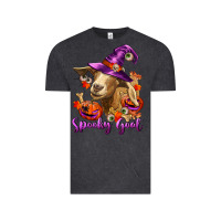 Vintage Black Spooky Goat Vintage Tee - RanaPortraitStore