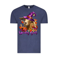 Vintage Denim Spooky Goat Vintage Tee - RanaPortraitStore