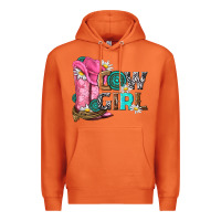Carrot western cowgirl Premium Hoodie - NancyCooperArtShop