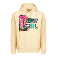 Pina Colada western cowgirl Premium Hoodie - NancyCooperArtShop