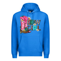 True Royal western cowgirl Premium Hoodie - NancyCooperArtShop