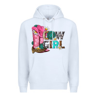 White western cowgirl Premium Hoodie - NancyCooperArtShop