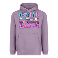 Lavender dental life with teeth Heavyweight Hoodie - AdoDesignShop