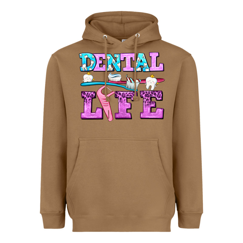 Dental Life With Teeth Heavyweight Hoodie by AdoDesignShop | Teevron