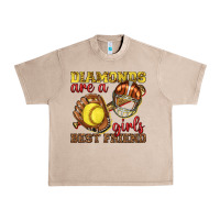 French Oak diamonds are a girls best friend softball Urban Heavy Tee - texasbilliewilder