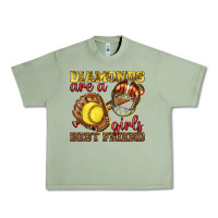 Oil Green diamonds are a girls best friend softball Urban Heavy Tee - texasbilliewilder