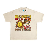 Sandshell diamonds are a girls best friend softball Urban Heavy Tee - texasbilliewilder