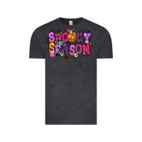Vintage Black Spooky season Halloween Vintage Tee - RanaPortraitStore