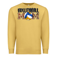Antique Gold volleyball mom Premium Sweatshirt - AdoDesignShop