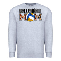 Heather Grey volleyball mom Premium Sweatshirt - AdoDesignShop