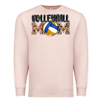 Pale Pink volleyball mom Premium Sweatshirt - AdoDesignShop