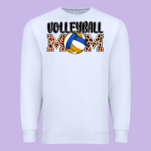 Volleyball Mom Premium Sweatshirt Designed By Adodesignshop