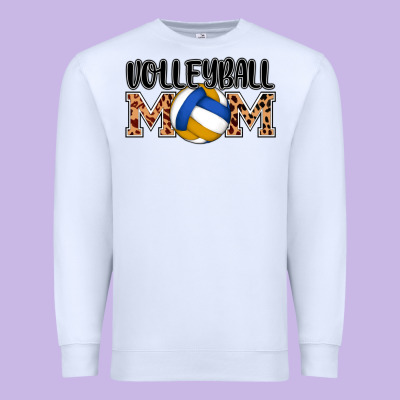 Volleyball Mom Premium Sweatshirt Designed By Adodesignshop