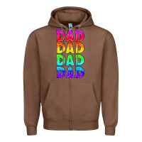 Chestnut lgbtq dad Zipper Hoodie - HRA Design Shop