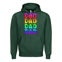 Sports Green lgbtq dad Zipper Hoodie - HRA Design Shop