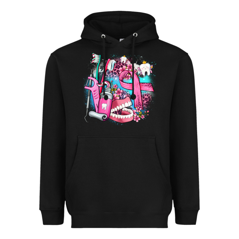 Dental Elements And Cancer With Cowhide And Leopard Heavyweight Hoodie by AdoDesignShop | Teevron