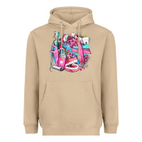 Mushroom dental elements and cancer with cowhide and leopard Heavyweight Hoodie - AdoDesignShop