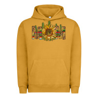 Pigment Peanut Butter Western Mom With Sunflower Urban Hoodie - BundleAndBundleShop