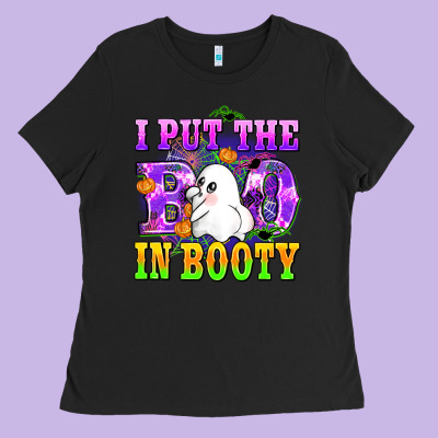 I Put The In Booty Ladies Tee Designed By Adodesignshop
