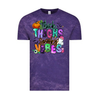 Cloud Purple Thick thighs spooky vibes Vintage Tee - RanaPortraitStore