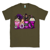 Army Green wednesday coffee cups Classic Tee - Zillion Design Studio