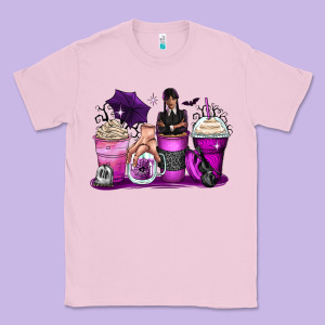 Wednesday Coffee Cups Classic Tee Designed By Zillion Design Studio