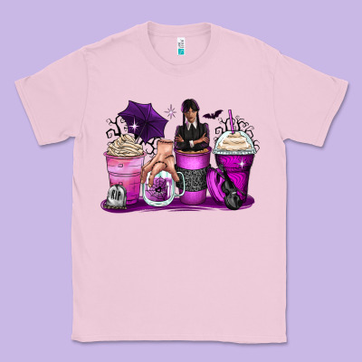 Wednesday Coffee Cups Classic Tee Designed By Zillion Design Studio