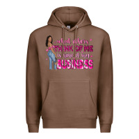 Chestnut what other think of me is none of my business Premium Hoodie - NancyCooperArtShop
