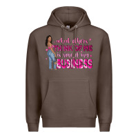 Coffee what other think of me is none of my business Premium Hoodie - NancyCooperArtShop