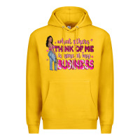 Lemon what other think of me is none of my business Premium Hoodie - NancyCooperArtShop