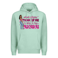 Seafoam what other think of me is none of my business Premium Hoodie - NancyCooperArtShop