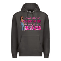 Smoke what other think of me is none of my business Premium Hoodie - NancyCooperArtShop